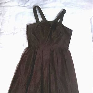Elegant Dark Brown JcrewDress with Straps